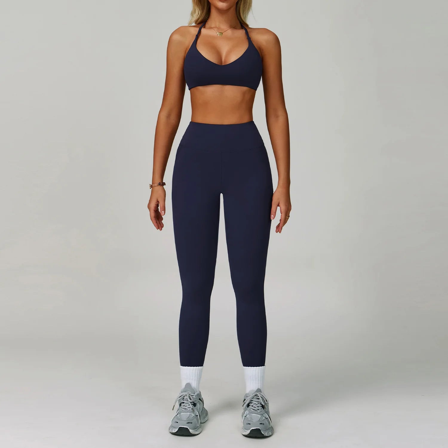 Women's Tracksuit 2 Piece Set Fitness Clothes Yoga Sets Sportswear Workout Bra High Waist Leggings Set Gym Clothing Sports Suits