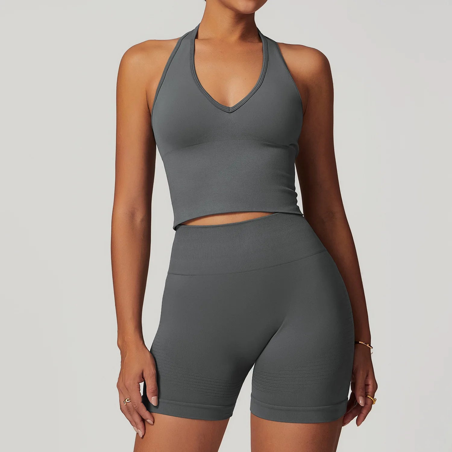 2/3/4PCS Yoga Set Seamless Gym Clothes Sportswear Yoga Suits For Women Fitness Long Sleeved Tracksuits Sports Bra Gym Leggings