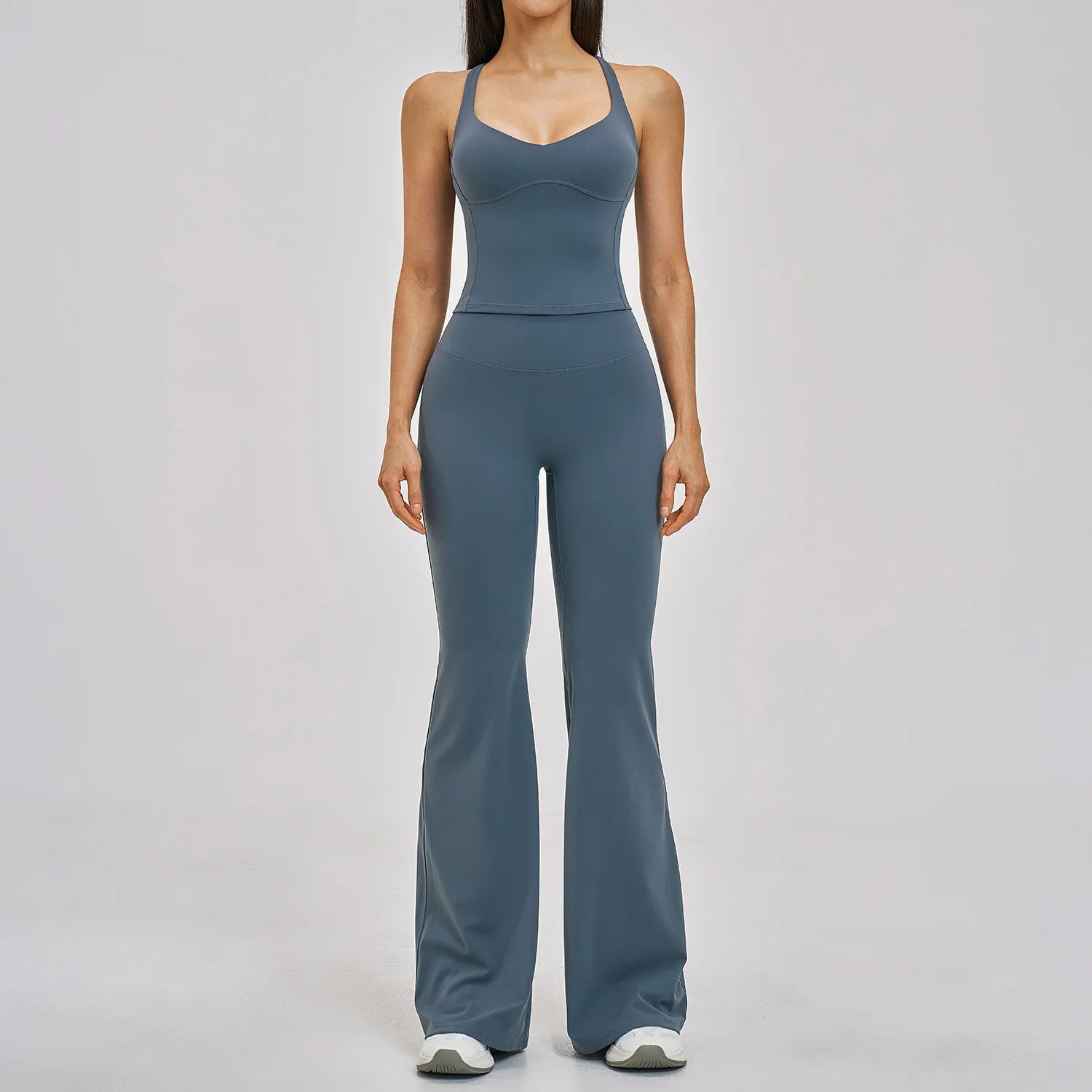 Women's Tracksuit 2PCS Yoga Set Workout Outfits Sportswear Gym Clothing High Waist Leggings Fitness Suit Shorts Sports Suits Bra