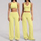 Yoga Set 2 Pieces Women Clothes Workout Outfits Fitness Sportswear Gym Tracksuit High Waist Leggings Sports Bra Athletic Wear