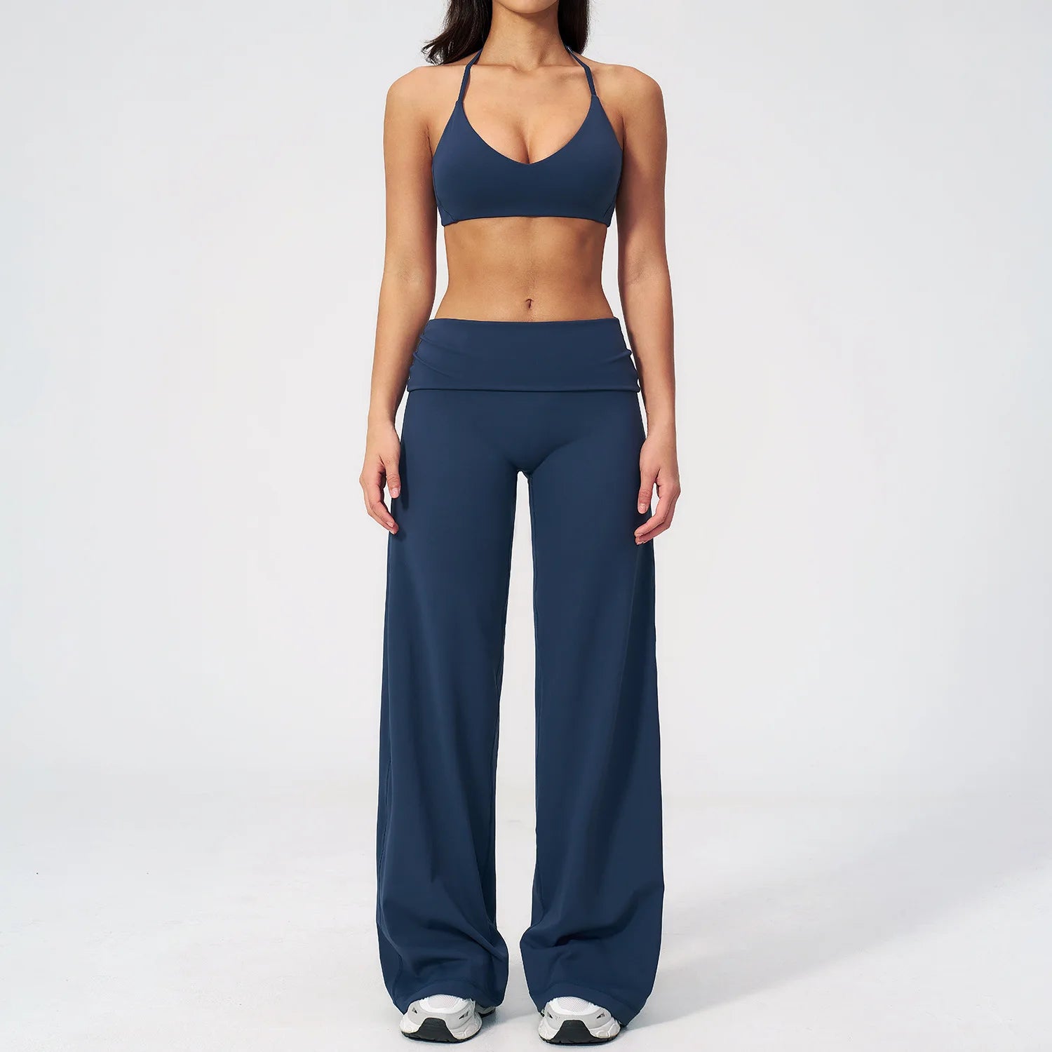 2 Pieces Yoga Set Women Tracksuit Workout Outfits Fitness Sportswear High Waist Leggings Sports Bra Athletic Wear Gym Clothes