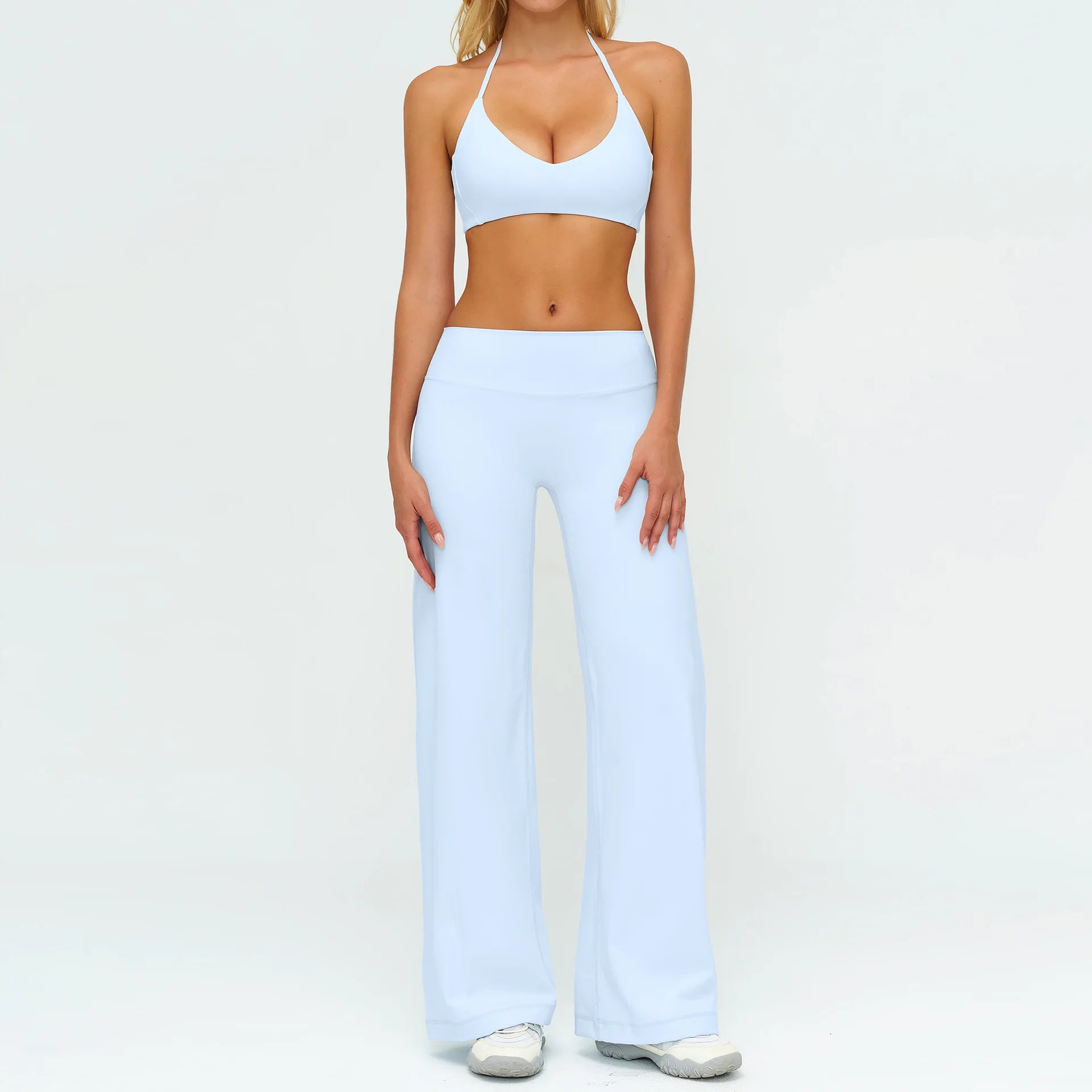 Yoga Set 2 Pieces Women Tracksuit Sportswear Running Workout Clothes Athletic Wear Gym Outfits Legging Fitness Bra Sports Suits