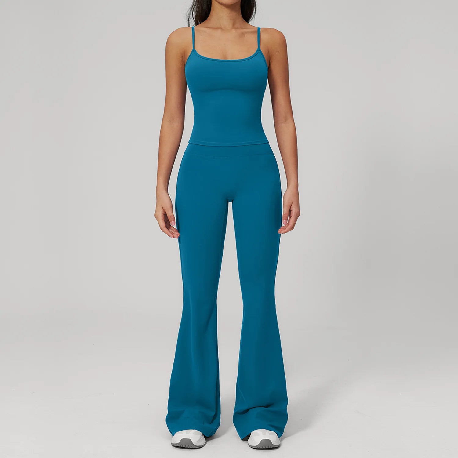 Yoga Set 2PCS Women Tracksuit Workout Outfits Sportswear Gym Clothing High Waist Leggings Fitness Bra Sports Suits Athletic Wear