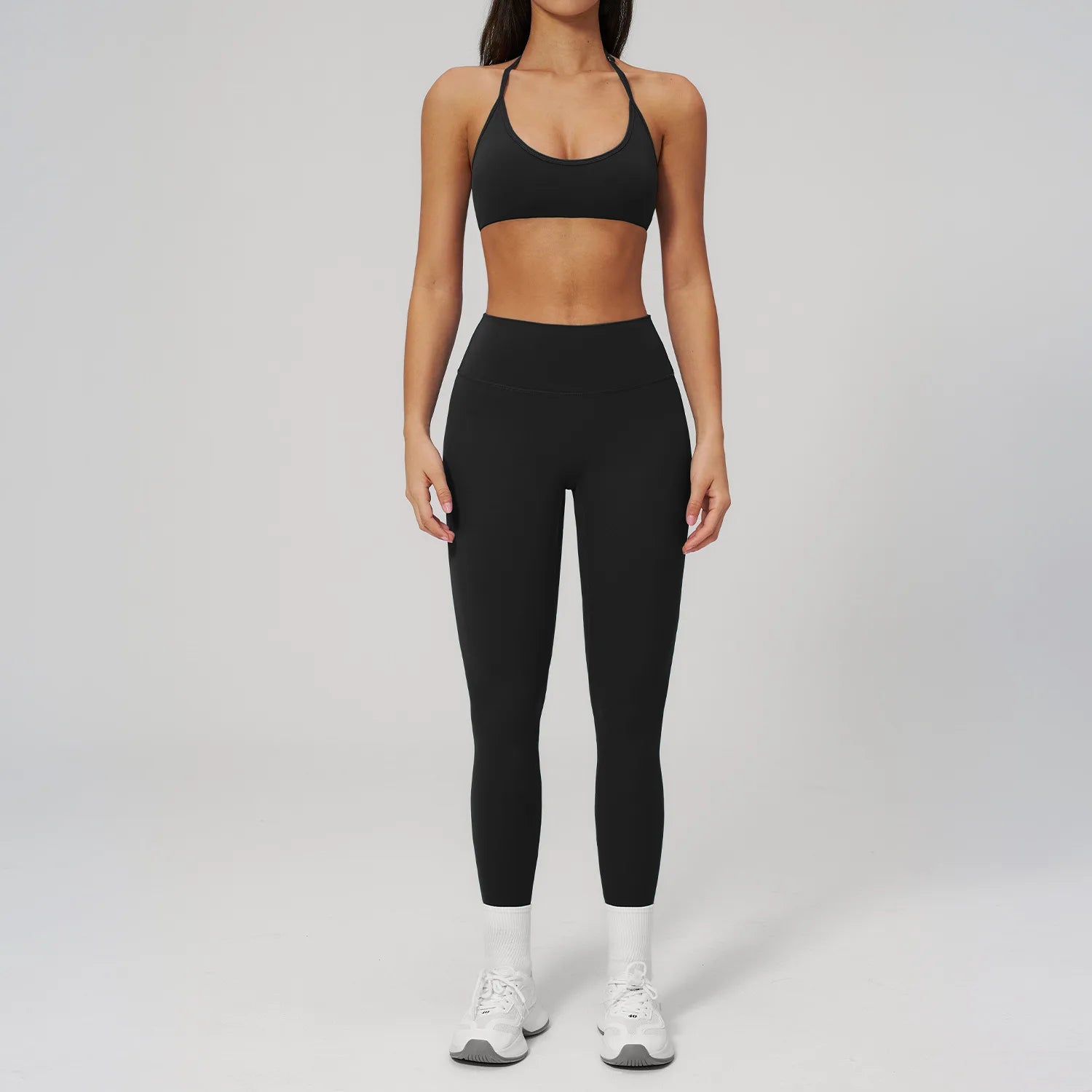 2PCS Yoga Set Women's Tracksuit Athletic Wear Pilates Fitness Suit Gym Workout Outfits Push Up Clothes Sports Bra Leggings Suit