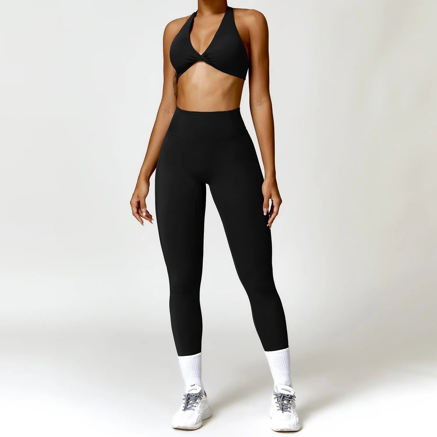 JUREN Yoga Set 2PCS Women Tracksuit Gym Workout Clothes Women's Push Up Bra High Waist Leggings Fitness Sportswear Sports Suits
