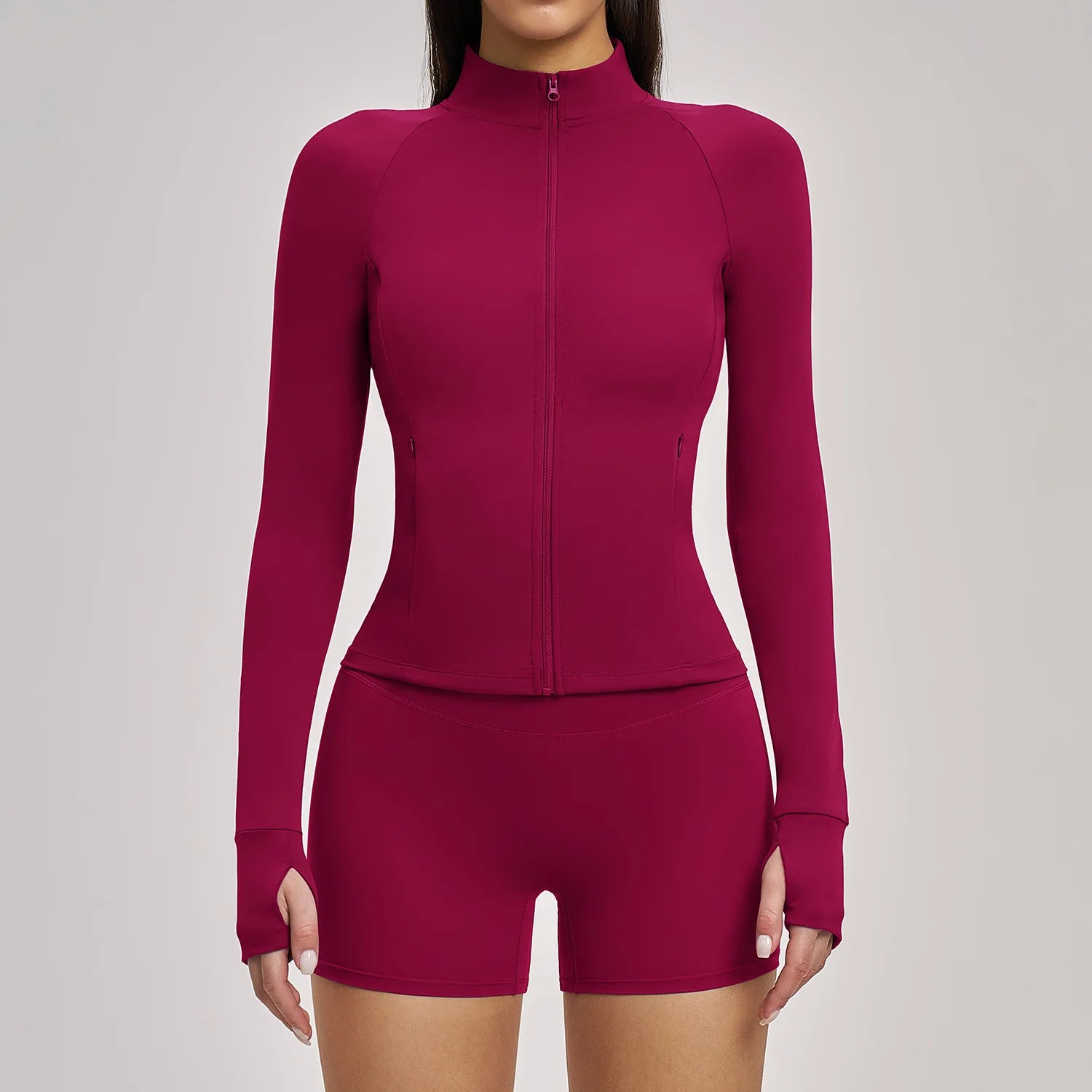 2PCS Yoga Set Sports Outfits Women Quick-Drying Gym Set Women Tracksuit Running Workout Long Sleeve Sports Shirt Yoga Clothing