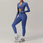 Women Yoga Suit 2PCS Sports Set Quick-Drying Gym Set Women Tracksuit Running Bra Workout Long Sleeve Sports Shirt Yoga Clothing