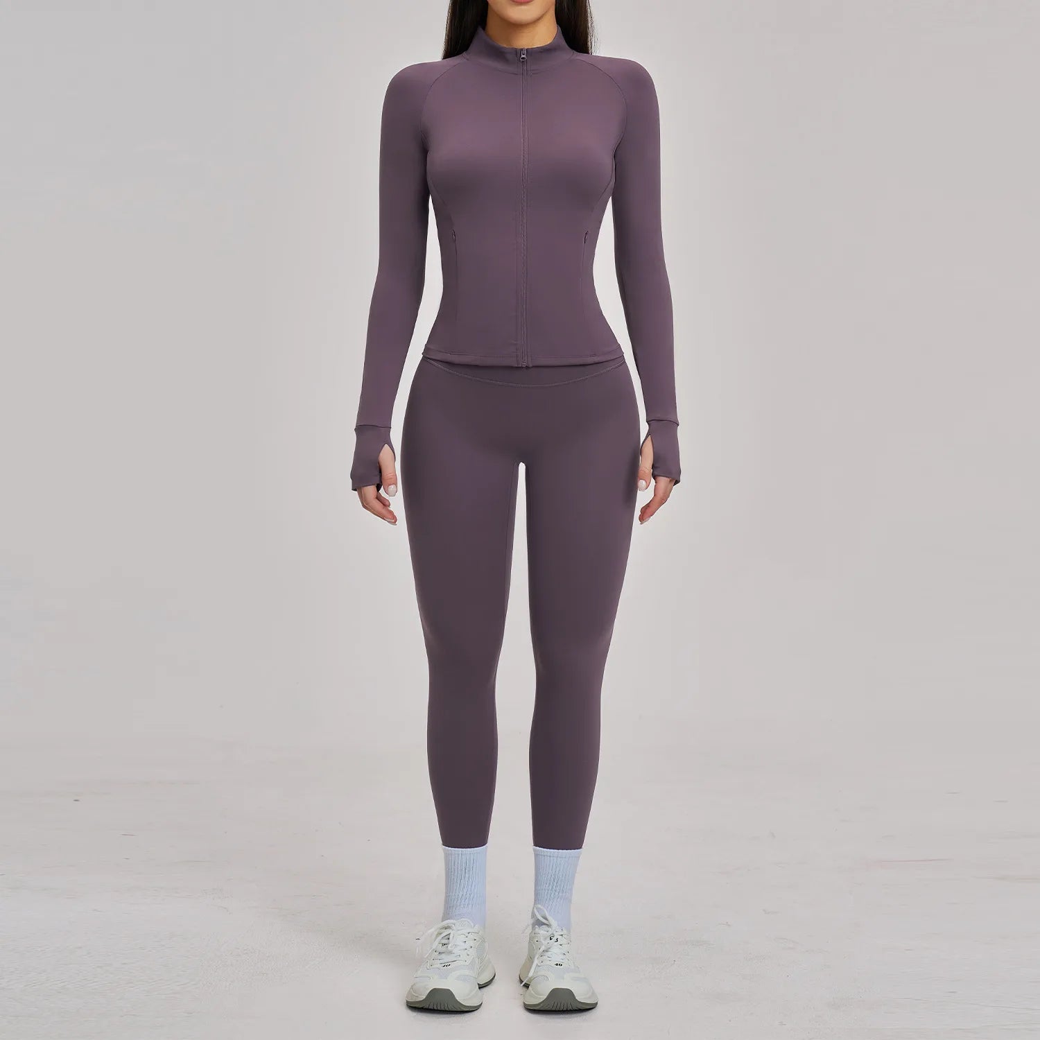 2PCS Yoga Set Sports Outfits Women Quick-Drying Gym Set Women Tracksuit Running Workout Long Sleeve Sports Shirt Yoga Clothing