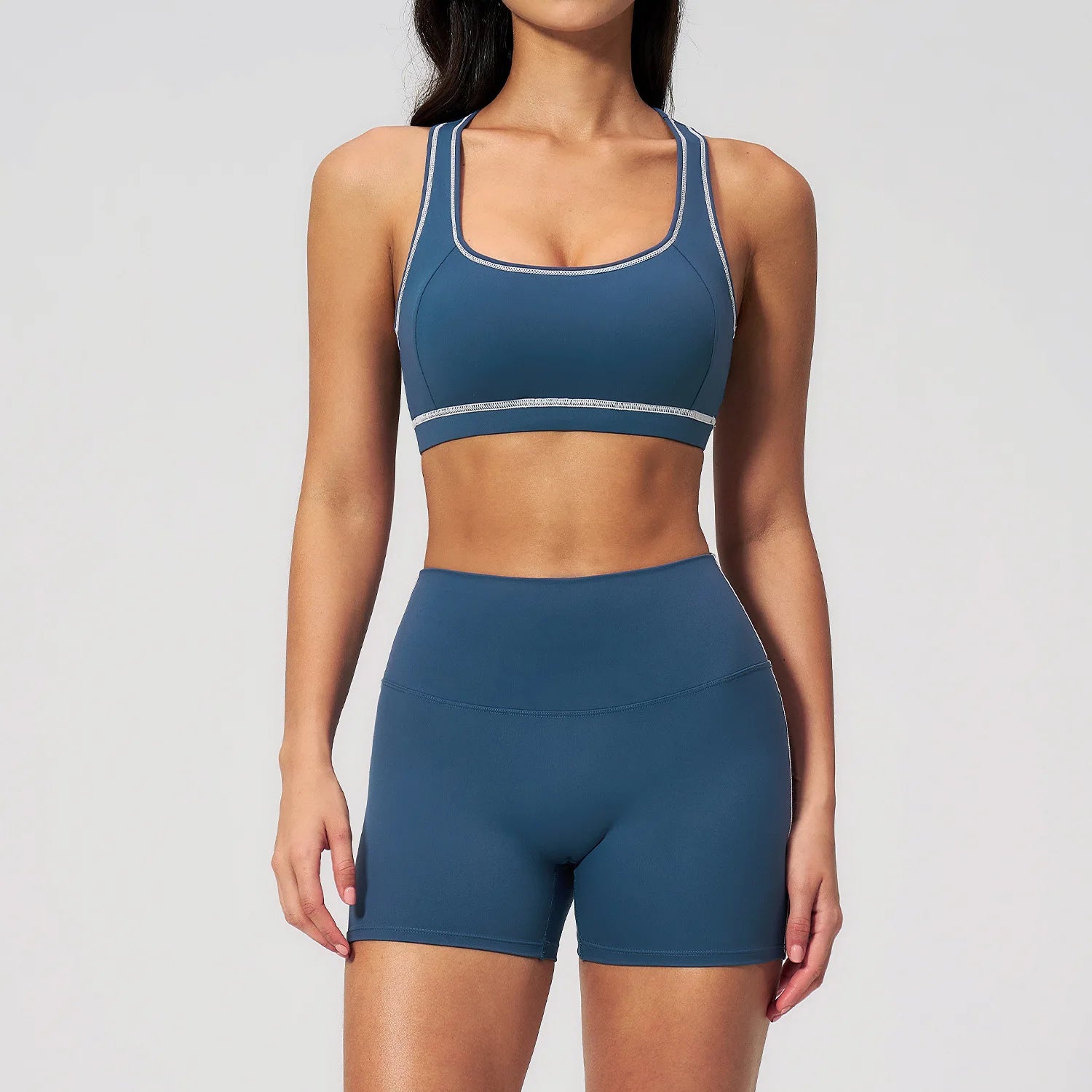2PCS Yoga Set Women Tracksuit Gym Outfits Fitness Set Woman Leggings Sports Bra Breathable Sportwear Woman Clothes Athletic Wear