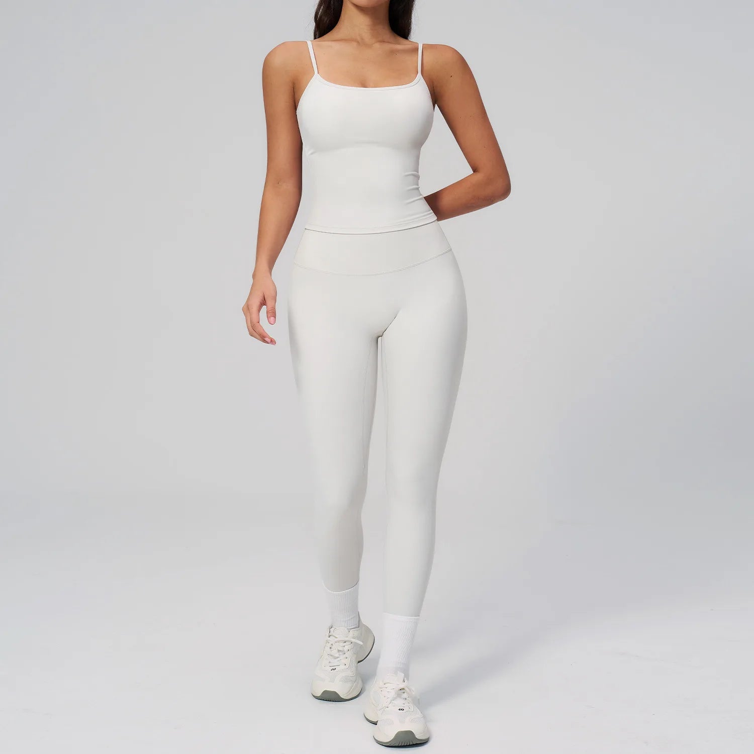 Yoga Set 2PCS Women Tracksuit Workout Outfits Sportswear Gym Clothing High Waist Leggings Fitness Bra Sports Suits Athletic Wear