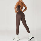 Gym Set Women Tracksuit Yoga Suit Sportswear Women Sports Jumpsuit Fitness Rompers Stretch Female Push Up Workout Suit Bodysuits