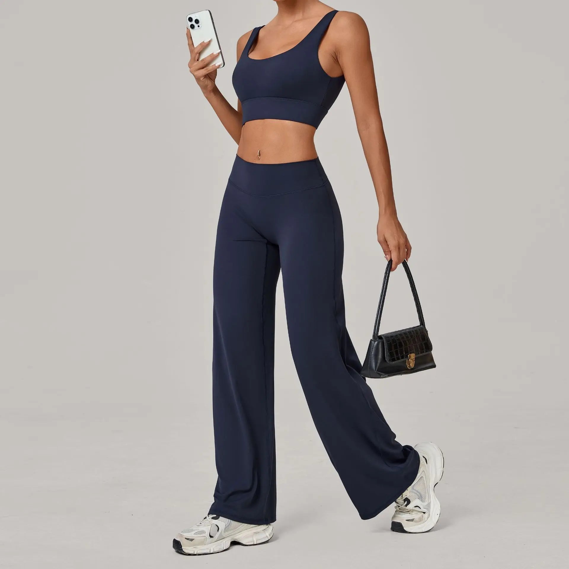 Women Tracksuit 2PCS Yoga Suit Sports Bra High Waist Leggings Sports Outfit Gym Set Push Up Fitness Workout Clothes Sportswear