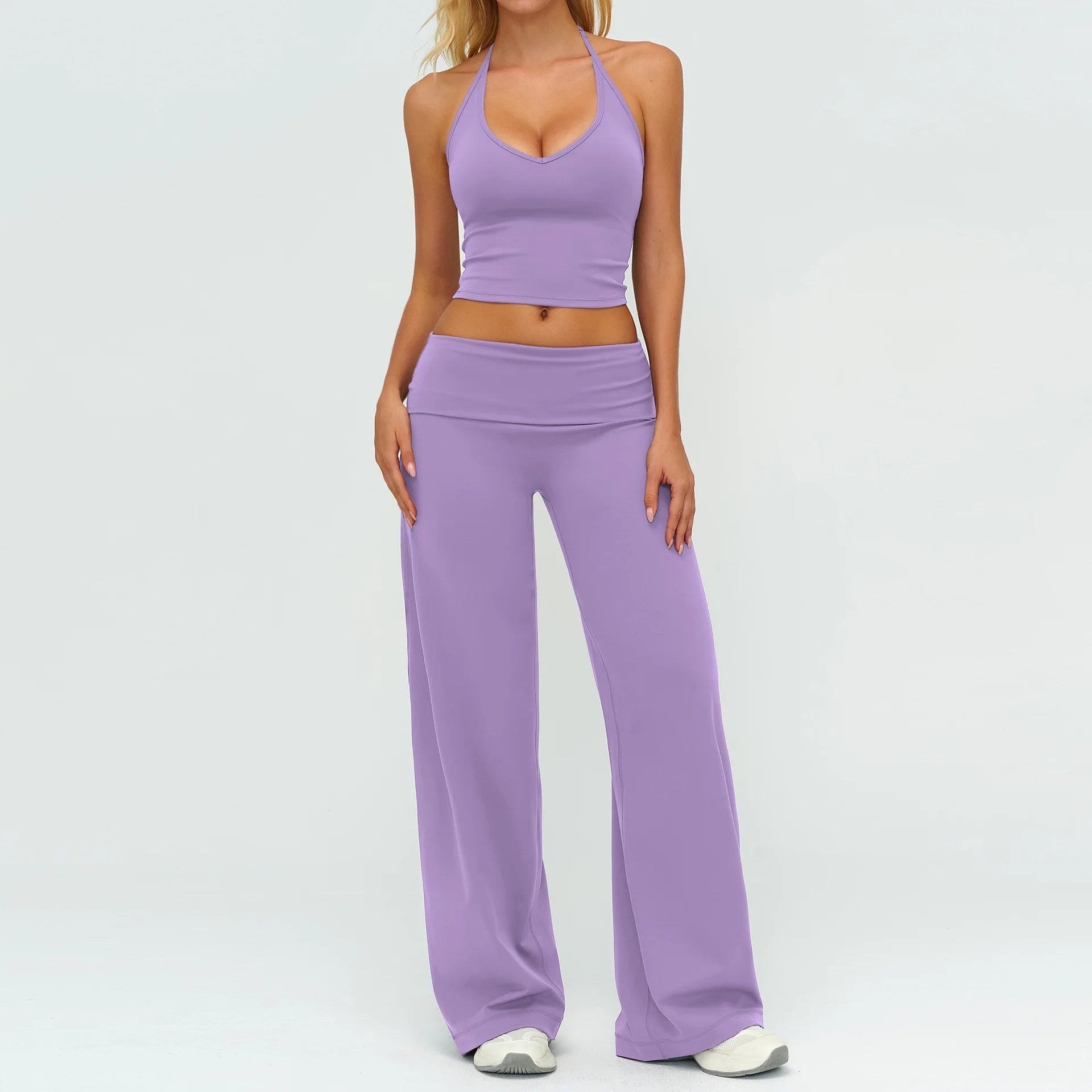 2 Pieces Yoga Set Women Tracksuit Workout Outfits Fitness Sportswear High Waist Leggings Sports Bra Athletic Wear Gym Clothes