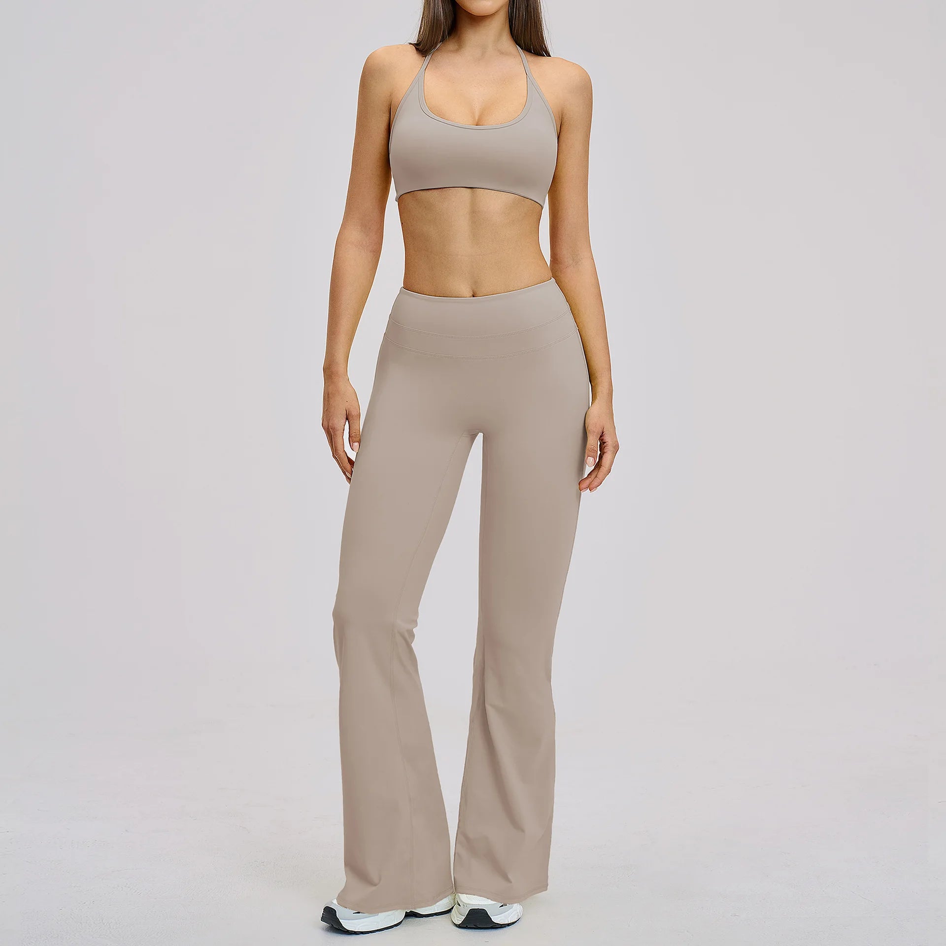 Yoga Set Women's Tracksuit Sportswear Workout Clothes Athletic Wear Sports Outfits Gym Legging Fitness Bra Long Sleeve Yoga Suit