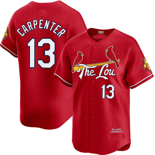St. Louis Cardinals #13 Matt Carpenter City Connect Limited Jersey Baseball Jerseys