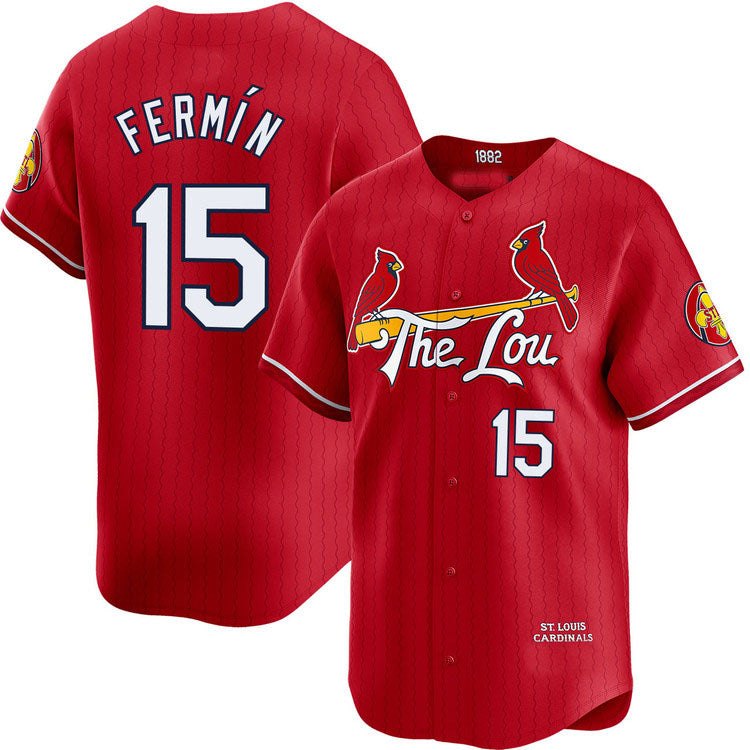St. Louis Cardinals #15 Jose Fermin City Connect Limited Jersey Baseball Jerseys