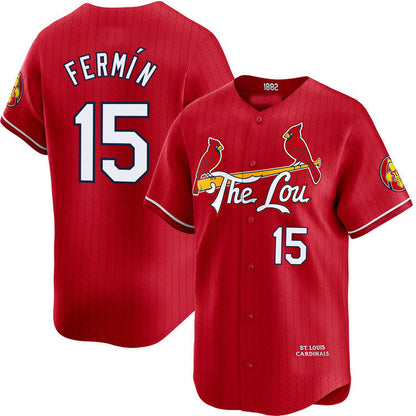 St. Louis Cardinals #15 Jose Fermin City Connect Limited Jersey Baseball Jerseys