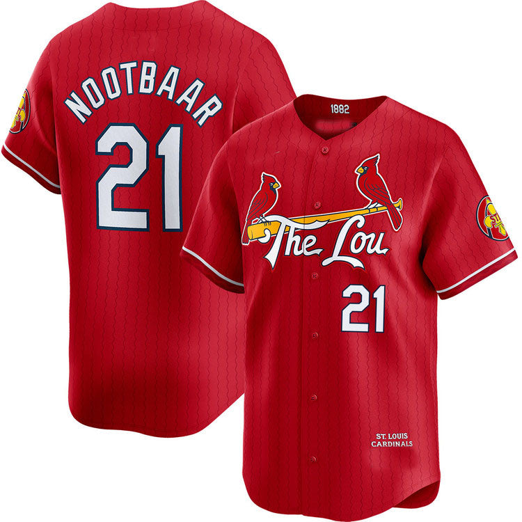 St. Louis Cardinals #21 Lars Nootbaar City Connect Limited Jersey Baseball Jerseys