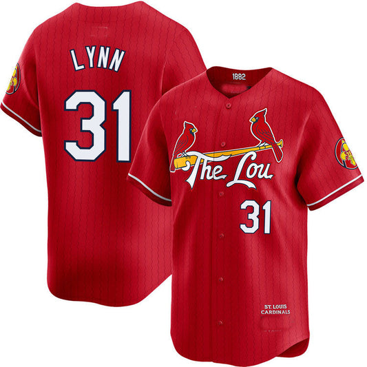 St. Louis Cardinals #31 Lance Lynn City Connect Limited Jersey Baseball Jerseys