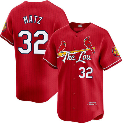 St. Louis Cardinals #32 Steven Matz City Connect Limited Jersey Baseball Jerseys