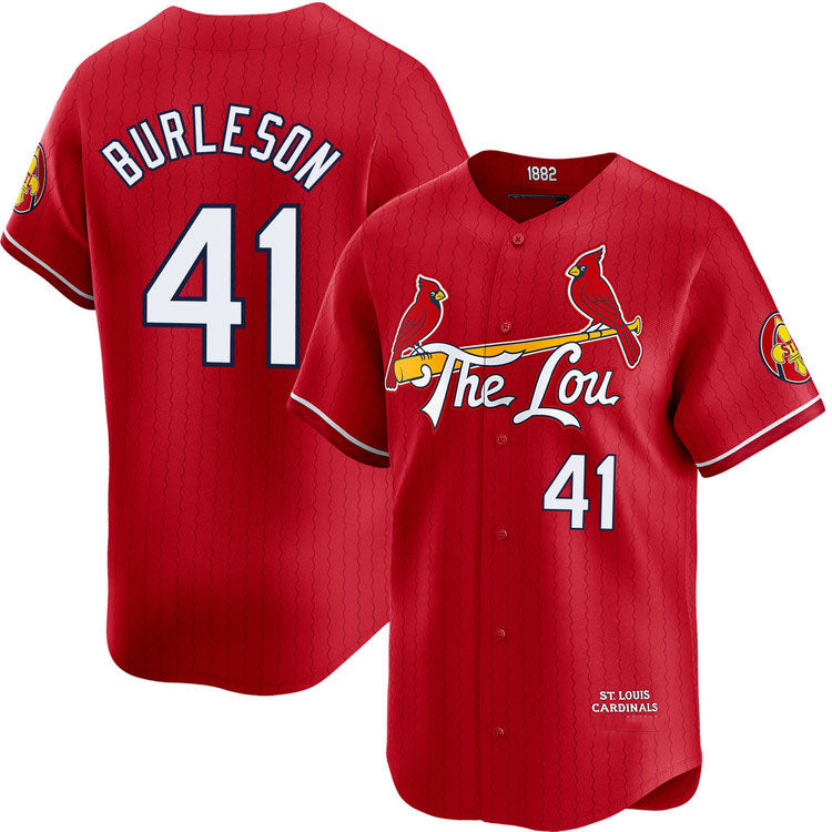 St. Louis Cardinals #41 Alec Burleson City Connect Limited Jersey Baseball Jerseys