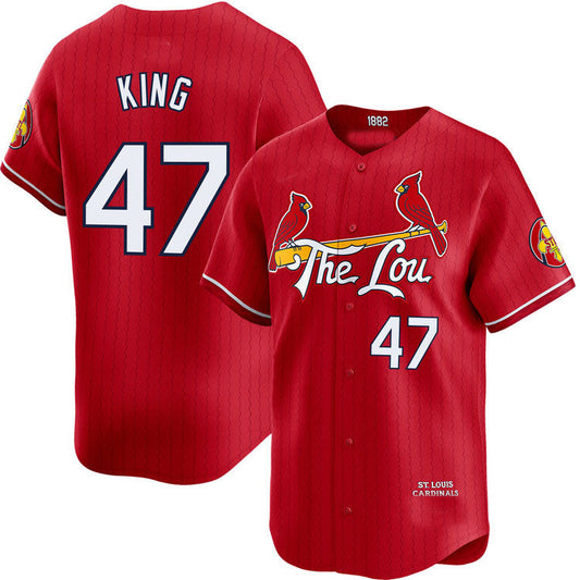 St. Louis Cardinals #47 John King City Connect Limited Jersey Baseball Jerseys
