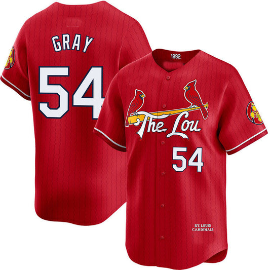 St. Louis Cardinals #54 Sonny Gray City Connect Limited Jersey Baseball Jerseys