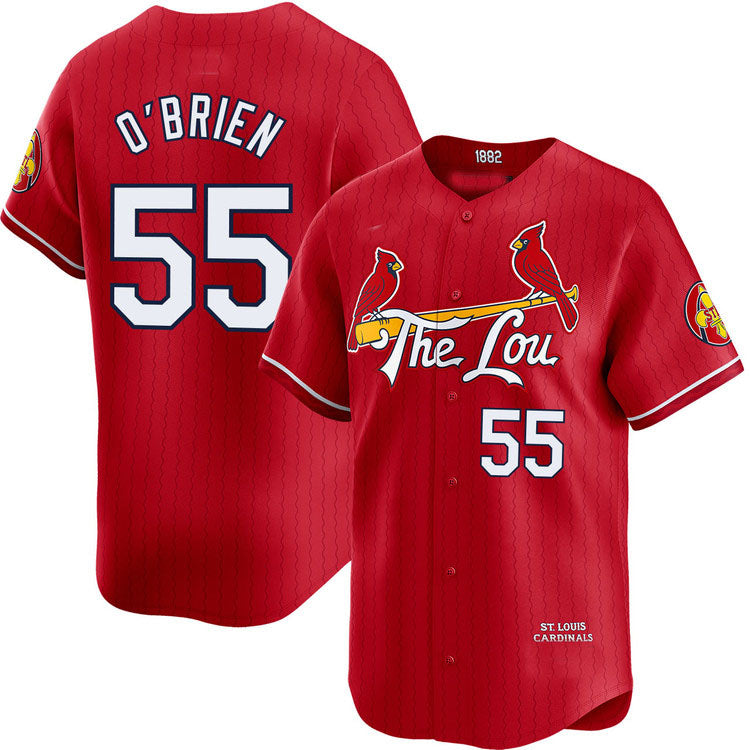 St. Louis Cardinals #55 Riley Brien City Connect Limited Jersey Baseball Jerseys