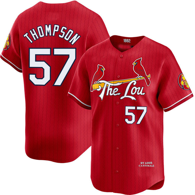 St. Louis Cardinals #57 Zack Thompson City Connect Limited Jersey Baseball Jerseys