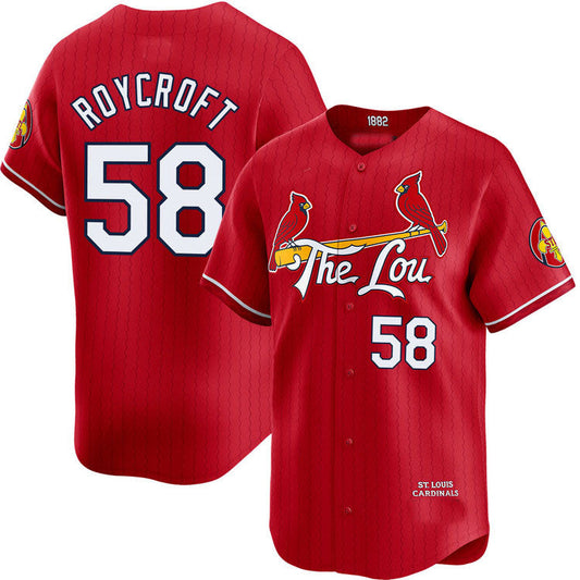 St. Louis Cardinals #58 Chris Roycroft City Connect Limited Jersey Baseball Jerseys