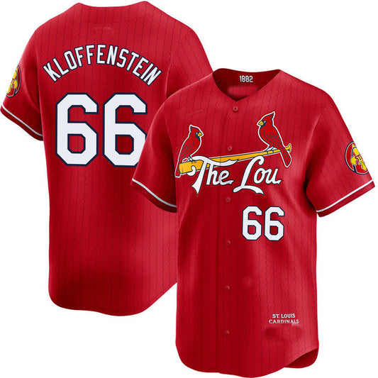 St. Louis Cardinals #66 Adam Kloffenstein City Connect Limited Jersey Baseball Jerseys