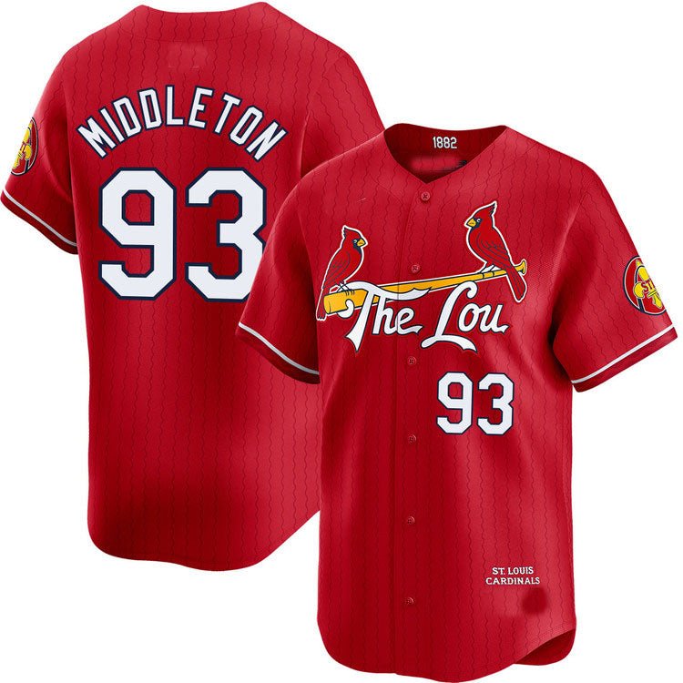 St. Louis Cardinals #93 Keynan Middleton City Connect Limited Jersey Baseball Jerseys