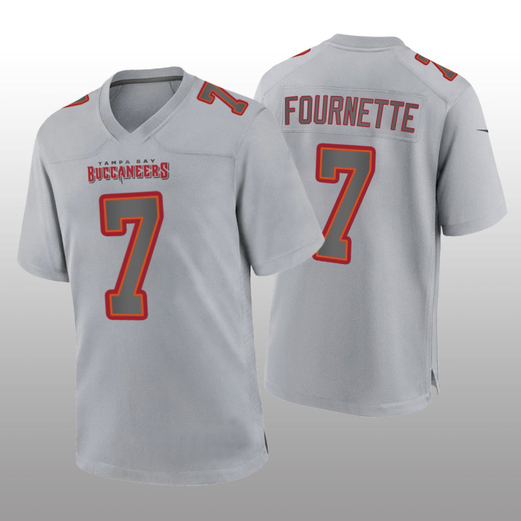 TB.Buccaneers #7 Leonard Fournette Gray Atmosphere Game Jersey Stitched American Football Jerseys