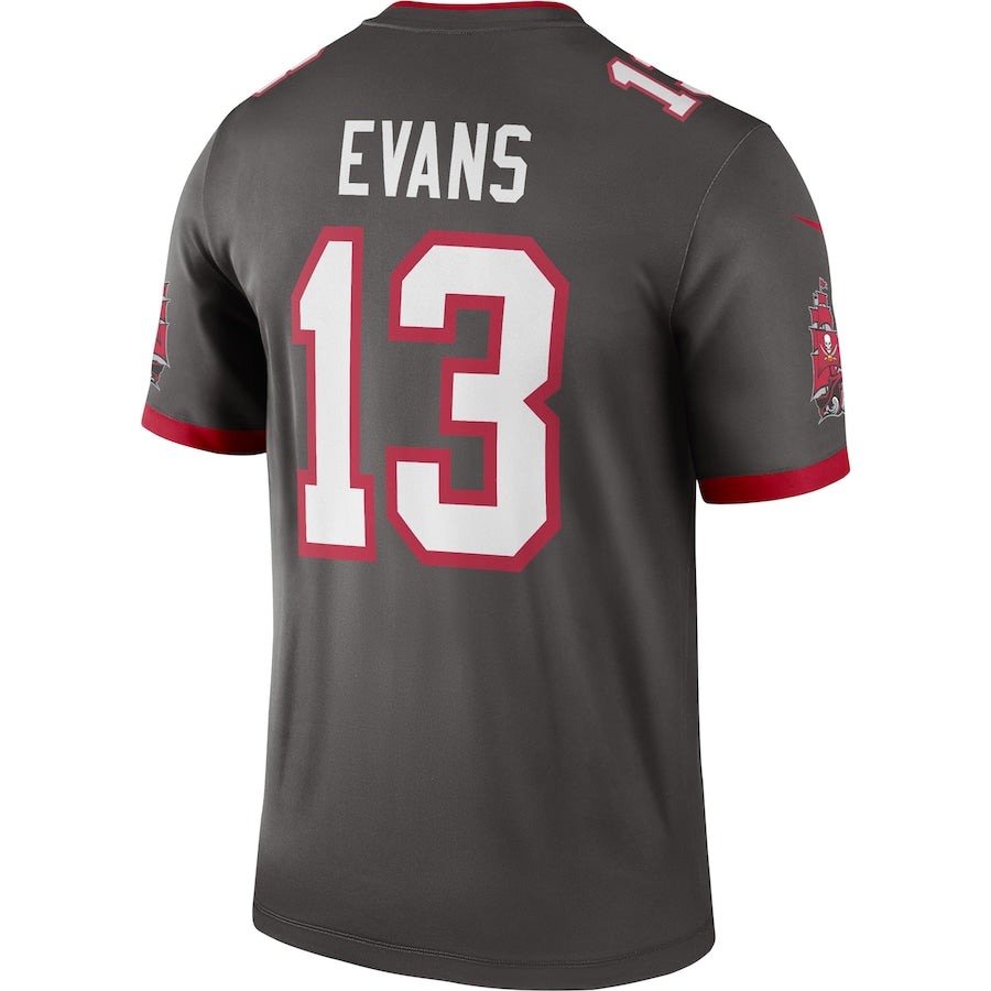 TB.Buccaneers #13 Mike Evans Pewter Alternate Legend Jersey Stitched American Football Jerseys