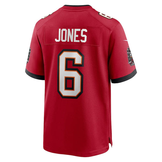 TB.Buccaneers #6 Julio Jones Red Player Game Jersey Stitched American Football Jerseys