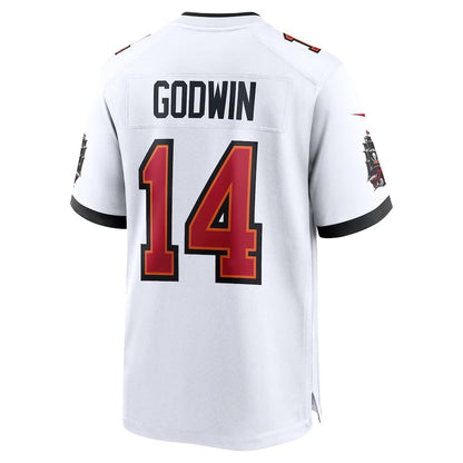 TB.Buccaneers #14 Chris Godwin White Game Jersey - White American Football Jerseys