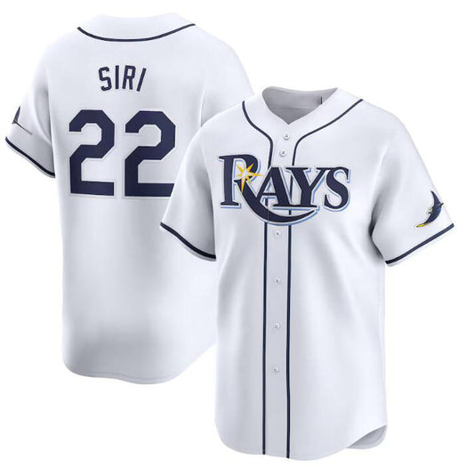 Tampa Bay Rays #22 Jose Siri White Home Limited Stitched Baseball Jersey