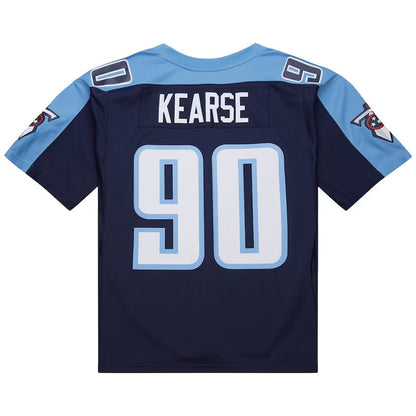 T.Titans #90 Jevon Kearse Mitchell & Ness 1999 Legacy Replica Jersey - Navy Stitched American Football Jerseys