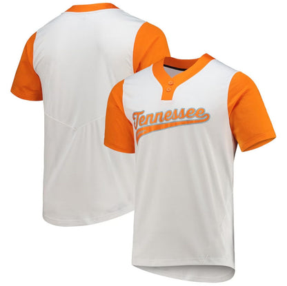 T.Volunteers Unisex Two-Button Replica Softball Jersey - White College Jerseys