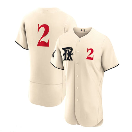 Texas Rangers #2 Marcus Semien Cream 2023 City Connect Authentic Player Jersey Baseball Jerseys