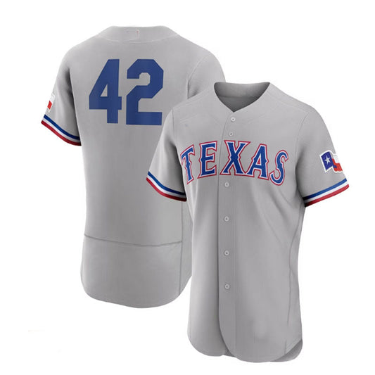 Texas Rangers #42 Gray 2023 Jackie Robinson Day Authentic Jersey Baseball Jerseys