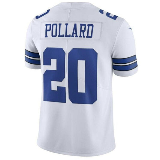 D.Cowboys #20 Tony Pollard White Official Vapor Limited Jersey Stitched American Football Jerseys
