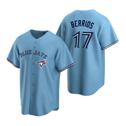 Toronto Blue Jays #17 Jose Berrios Powder Blue Alternate Cool Base Jersey Baseball Jerseys