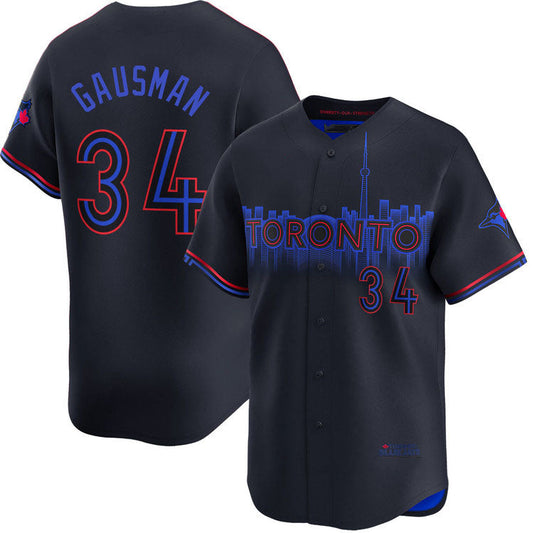 Toronto Blue Jays #34 Kevin Gausman City Connect Limited Jersey Baseball Jersey