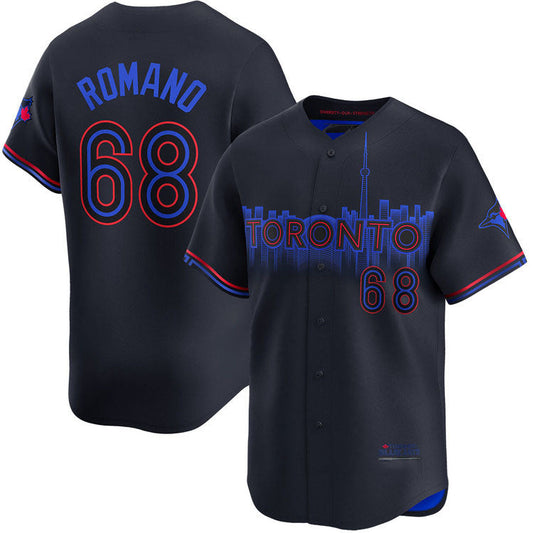 Toronto Blue Jays #68 Jordan Romano City Connect Limited Jersey Baseball Jersey