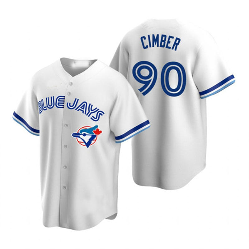 Toronto Blue Jays #90 Adam Cimber White Cooperstown Collection Jersey Baseball Jerseys
