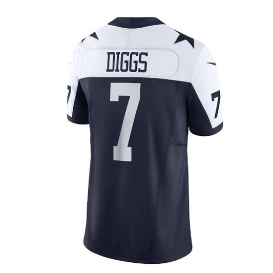 D.Cowboys #7 Trevon Diggs Vapor F.U.S.E. Limited Jersey - Navy Stitched American Football Jerseys