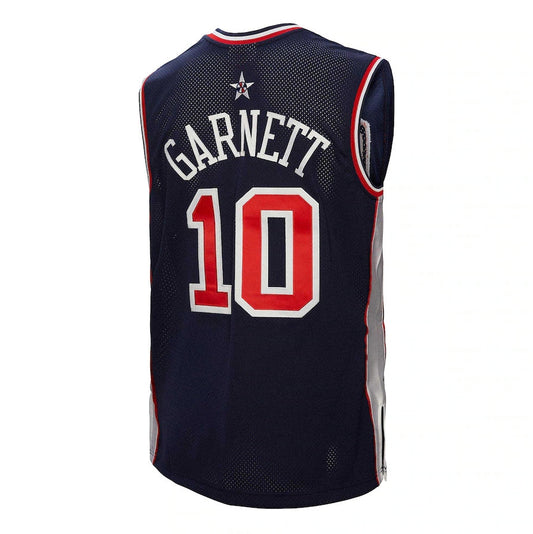 USA Basketball #10 Kevin Garnett Mitchell & Ness 2000 Authentic Jersey - Navy American Basketball Jersey