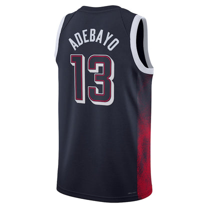 USA Basketball #13 Bam Adebayo Unisex 2024 Swingman Player Jersey - Navy American Basketball Jersey