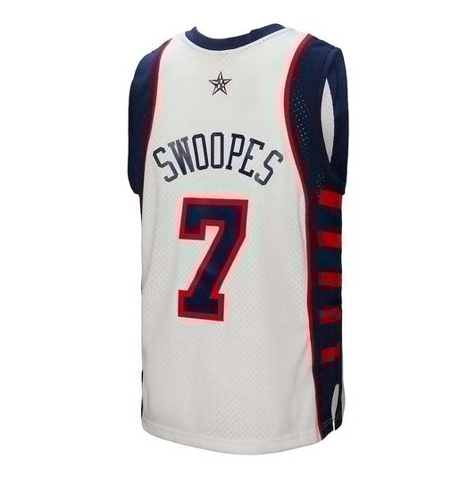 USA Basketball #7 Sheryl Swoopes Mitchell & Ness 2004 Hardwood Classics Swingman Jersey - White American Basketball Jersey